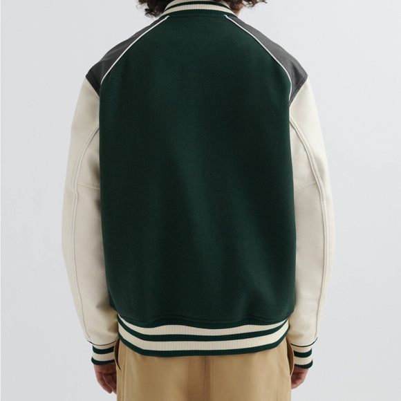 Varsity Letterman Jacket - Black and White - Picture 5 of 5